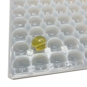 Aranceles más bajos Media hoja Pan Flood Scrape por método manual Platino Silicona Resina personalizada Chocolate Candy <span class=keywords><strong>Vitamin</strong></span> Gummy Bear Mold - Product Image 5