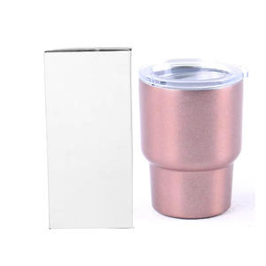 2oz 3oz Mini gobelet thermique en acier inoxydable tasse personnalisée double paroi Mini gobelet verre à liqueur avec paille en métal et couvercle - Product Image 4