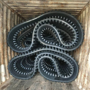 Voie en caoutchouc de déchargeur de chenille de largeur de 500mm 500*100*65 pour le transporteur Hitachi <span class=keywords><strong>Cg35</strong></span> - Product Image 5