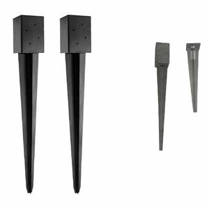 เสาเหล็กสำหรับงานหนัก 4x4 6x6 ขายดี, เสาไม้สำหรับรั้วสีดำ, เสาไม้ และเสาสมอ - Product Image 2