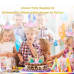 <span class=keywords><strong>Bonito</strong></span> 2024 unicornio <span class=keywords><strong>pastel</strong></span> Topper suministros de fiesta de cumpleaños Baby Shower unicornio decoraciones <span class=keywords><strong>para</strong></span> niñas mujeres decoración de <span class=keywords><strong>pastel</strong></span> de cumpleaños - Product Image 6