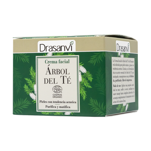 Crema Facial de Árbol de Té Drasanvi 50 ml, Cremas Faciales Ecológicas Certificadas BIO - Product Image 1