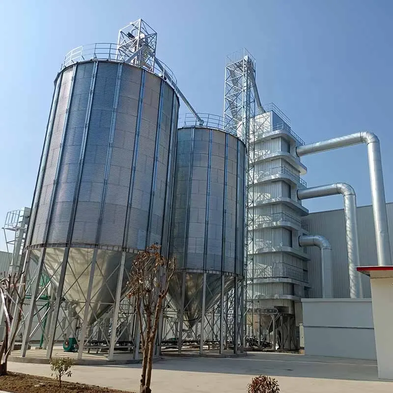 Speicher Silo Getreides ilos für Getreide 2000 Tonnen Silo Getreide lagerung mit Überwachung