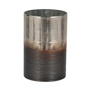 Vaso in vetro testurizzato bicolore per l'arredamento del soggiorno, elegante centrotavola decorativo per la casa, vaso decorativo per fiori - Product Image 3