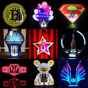 Exhibidor de Botellas Luminoso para Bares, Soporte de Botellas con Iluminación LED para Discotecas - Product Image 2