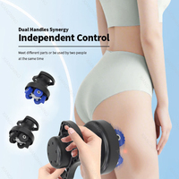 Appareil de massage corporel 4-en-1 à rouleaux internes 1400 tr/min pour la perte de poids, le drainage lymphatique, le massage musculaire, le remodelage du visage et du corps, et l'élimination de la cellulite