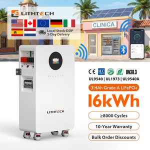 แบตเตอรี่สำรองไฟบ้านแบบติดผนัง Smart BMS EU Stock 51.2V 300Ah 15kWh เกรด A สำหรับโซลาร์เซลล์ - Product Image 5