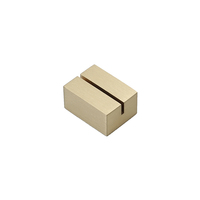 Porte-cartes en laiton personnalisable de 2 cm, support vertical pour messages et étiquettes, organisateur de bureau avec option de taille personnalisée