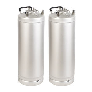 Mini seau à fût en acier inoxydable de 19 litres, connecteur complet de retenue rapide avec verrouillage à bille pour la bière Corny Cornelius - Product Image 6