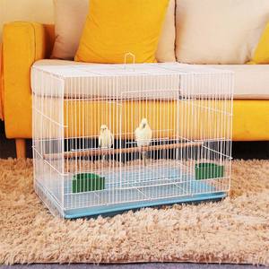 Papağan evcil katlanabilir Metal demir plastik çevre dostu için büyük açık lüks basit kuş üreme kafesi ev - Product Image 1