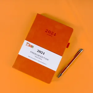 Hoge Kwaliteit Zachte Pu Lederen Dagboek Notebook Met Aangepaste Logo