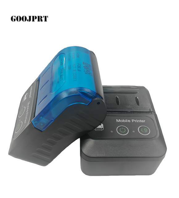 Portable Thermal Mini Receipt Printer 58mm for 1500mAh Battery 203DPI High-Speed Printing in Stock