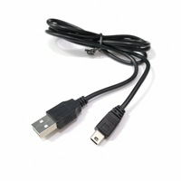Câble de chargeur USB mini WEIAI 1m pour manette PS3, câble de chargeur PSP mini 5P