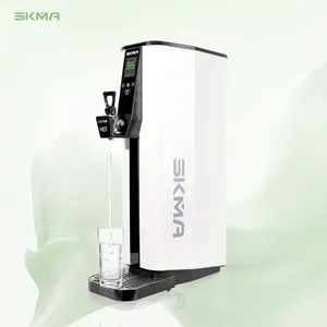 New Design Bubble Tea Equipment Automatic Stepping Electric Stainless Steel Boiling Water Dispenser Hot Water Boiler Urn