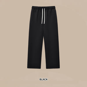 Pantalones Deportivos Casuales para Hombre, de Algodón y Poliéster, Transpirables, Tejido Premium, Cintura Media, Corte Recto Holgado, para Invierno - Product Image 4