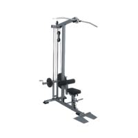 VIGFIT Station de musculation multifonctionnelle en métal avec poulie, système de traction par câble, machine à barre croisée unique et sélection de charge par broche