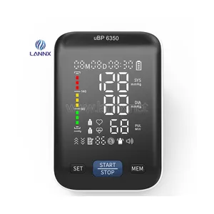 LANNX uBP Günstiger Preis Großbild-LCD-Blutdruck messgeräte Herzfrequenz tragbares digitales Oberarm-Blutdruck messgerät