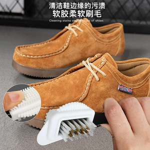 Brosse de nettoyage en daim avec fil de cuivre et plastique pour chaussures, sacs, canapés, entretien du cuir - Product Image 2