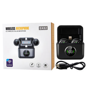 Micrófono Lavalier Inalámbrico SX82 2.4G de Alta Calidad con Receptor 2 en 1 y Tipo-C para Grabación en Vivo y Uso en Conferencias - Product Image 5