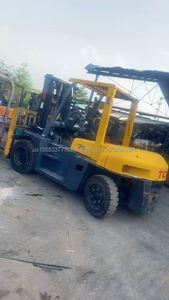 Japan Original TCM 7 Ton Powered <b>Pallet</b> Truck Model TCM 70 Diesel 4x4 Drive Offroad Good Performance Low Price <b>Used</b> 1 Year - Product Image 2