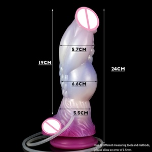 YOCY Huge Knot Dildo Squirting Function Anal Plug With <b>Suction</b> Cup Silicone Fantasy Dildo Animal Ejaculating Penis Orgasm - Product Image 6