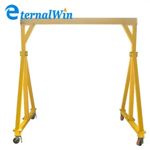 10ton portable single girder box type gantry crane