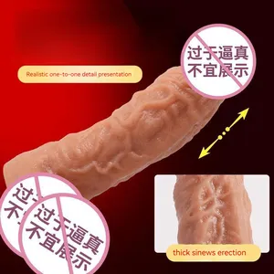A buon mercato masturbazione manuale TPE solido dildo massaggio ventosa cinghia sul dildo vibratore dildo per le donne