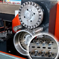 Empileur de poinçonnage à rouleaux CNC haute vitesse / Équipement automatique de formage à rouleaux, de poinçonnage et de palettisation pour profilés industriels