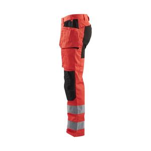 BLAKLADER - 155218115599D104 Pantalon haute visibilité stretch Rouge/Noir-EAN 7330509663837 HI-VIS WORKWEAR - Product Image 5