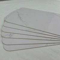 Plaque murale en PVC souple brillant 3 mm, moderne, imperméable, ignifuge, effet marbre, pour cuisine, appartement, hôtel, villa