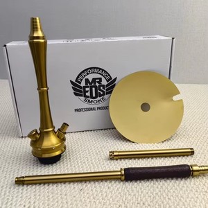 Set de Hookah Original Mr. Eds E14 Diamond, Hookah de Lujo Premium de Acero Inoxidable, Muebles para Tienda de Hookah, Bar, Restaurante, Cafetería, Shisha - Product Image 2