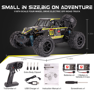 Nóng nhất bán không thấm nước 4x4 2.4GHz quy mô 1:18 <span class=keywords><strong>RC</strong></span> xe ô tô cho người lớn với tốc độ cao 60 km/h nhanh nhất <span class=keywords><strong>RC</strong></span> xe - Product Image 5