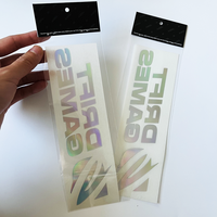 Autocollants personnalisés pour vitres de voiture Pack d'autocollants de transfert de véhicule en vinyle résistant aux UV pour l'extérieur avec carte d'en-tête