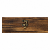 Coffret Cadeau d'Affaires en Stock Local aux États-Unis avec Couteau Pliant à Manche en Bois dans une Boîte en Bois, Gravure Laser Incluse pour Événements Corporatifs