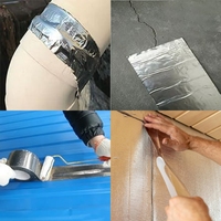 Ruban d'étanchéité imperméable en caoutchouc butyle en feuille d'aluminium pour la réparation de VR, fenêtre, silicone, réparation de fuite de toit, étanchéité de bateau et de tuyau