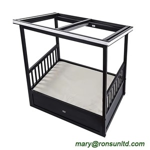 Casa para Perros de Madera Resistente a la Intemperie, <span class=keywords><strong>Caseta</strong></span> Aislada para Perros Grandes, Moderna y Duradera, Mueble Cama para Perros - Product Image 3
