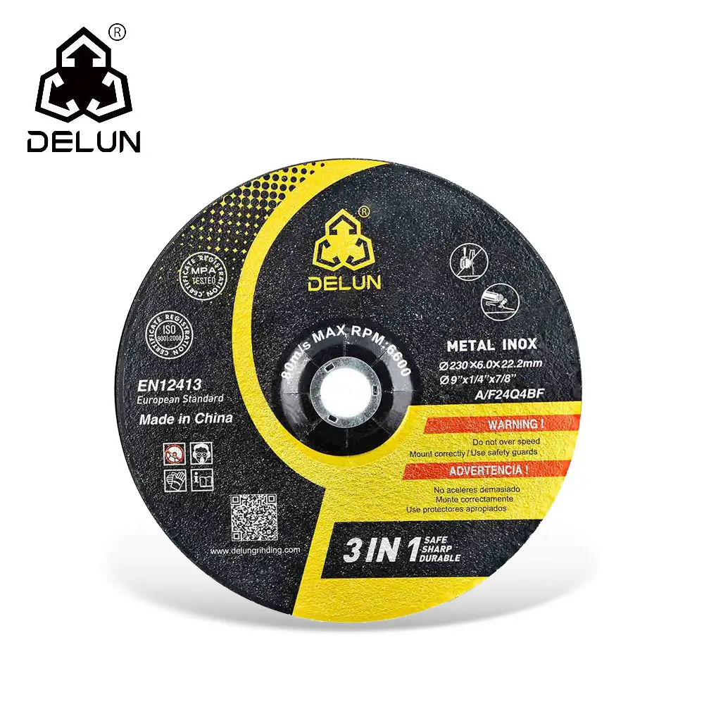 DELUN завод 9 дюймов шлифовальный диск DELUN завод высокой точности 230 мм шлифовальный диск для мрамора шлифовальный круг