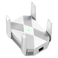 Extensor de Rango WiFi de Doble Banda 1800Mbps, Repetidor Inalámbrico de Largo Alcance, Amplificador de Red para Hogar y Oficina con LAN Gigabit