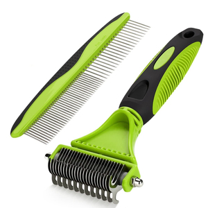Sıcak satış Pet paspaslar sökücü astar tırmık saç tımar aracı köpek ve kedi Dematting tarak - Product Image 1