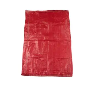 India manufacture polypropylene woven sandbag sacks /25kg 50kg uv heat seal raffia sacos exported to Malaysia