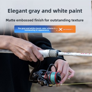 คันเบ็ดตกปลาแบบสปินนิ่งและแบบแคสติ้ง รุ่น Professional Teaser Ultima Plus 2 ท่อน ผลิตจากคาร์บอนไฟเบอร์ ใช้ได้ทั้งน้ำเค็มและน้ำจืด เหมาะสำหรับตกปลาแบส พร้อมเทคโนโลยีนาโน - Product Image 4