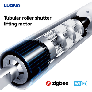 Motor Tubular Inteligente Universal para Persianas Enrollables, Control Remoto por WiFi y Zigbee con Aplicación, Compatible con Alexa y Google Home para una Vida Inteligente - Product Image 1