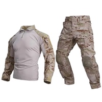 Emersongear Vente en gros Uniformes de combat G3 Chemises et pantalons avec genouillères Vêtements de chasse tactiques multi-camo