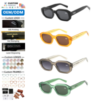 Lunettes de soleil unisexes surdimensionnées 2026 de haute qualité, montures ovales rétro, verres TAC polarisés, logo personnalisé, en acétate, pour la plage, la conduite et les fêtes
