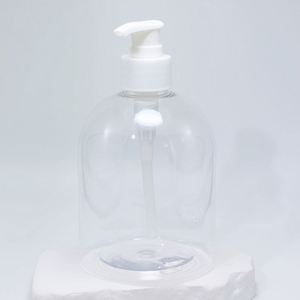 Botella de Plástico Transparente con Bomba para Desinfectante de Manos, Gel de Ducha, Loción Corporal y Productos para Mascotas, 300ml 500ml, Venta al Por Mayor - Product Image 1