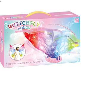 Alas de Elfo Luminosas con Música, Juego de Disfraces de Princesa para Niñas, Decoración para Fiestas, Alas de Ángel de Mariposa - Product Image 5