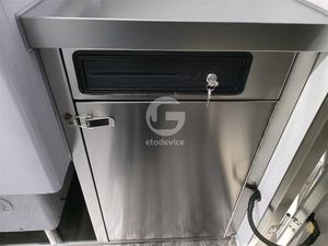 American Mobile Food Cart Stainless Steel Fully Equipped Mobile Food Truck <strong>Trailer</strong> <strong>Ice</strong> <strong>Cream</strong> Station for Fast Food Events - Product Image 5