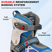 Patins à roulettes en ligne pour enfants Margo X-one de haute qualité, 4 roues en PU, roulements ABEC-5, coque en PP réglable, embout en TPU respirant, pour l'extérieur