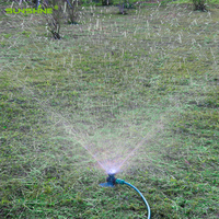 SUNSHINE 360 Gear Drive Giratorio Rociador de césped Sistema de riego de metal de conexión rápida para rociador giratorio de jardín