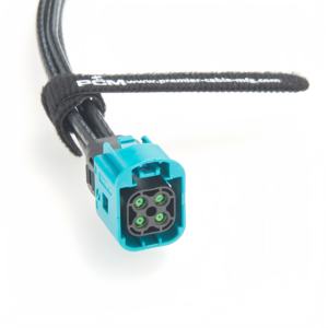 IP67 gmsl2 1-से-4 महिला-से-पुरुष फकरा केबल, टाइको वाटरप्रूफ 4 पिन मिनी फकरा-एक्स महिला के लिए क्वाड फकरा - Product Image 4